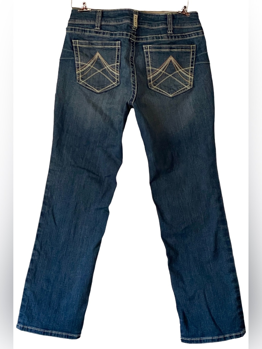 Women's Ariat Real Denim midrise straight rainstorm jeans size 31s